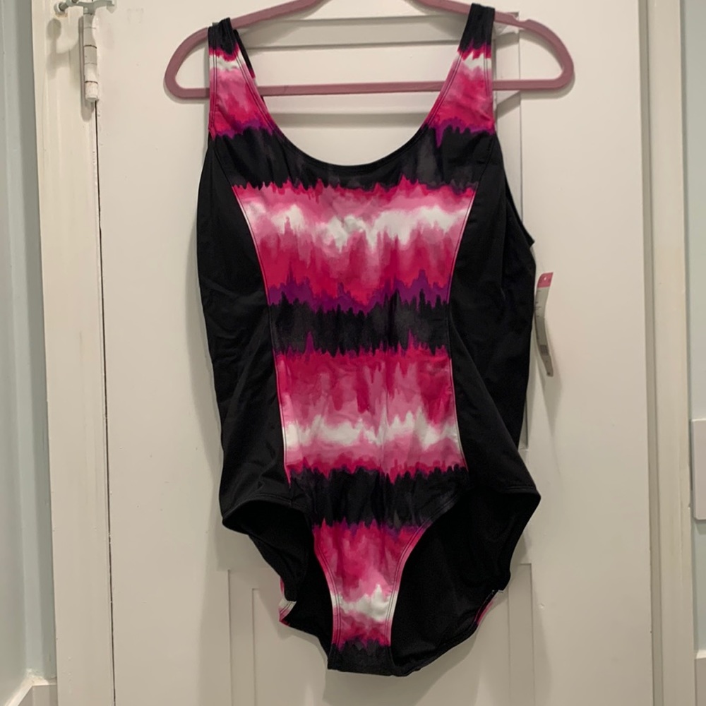 Flattering new bathing suit.